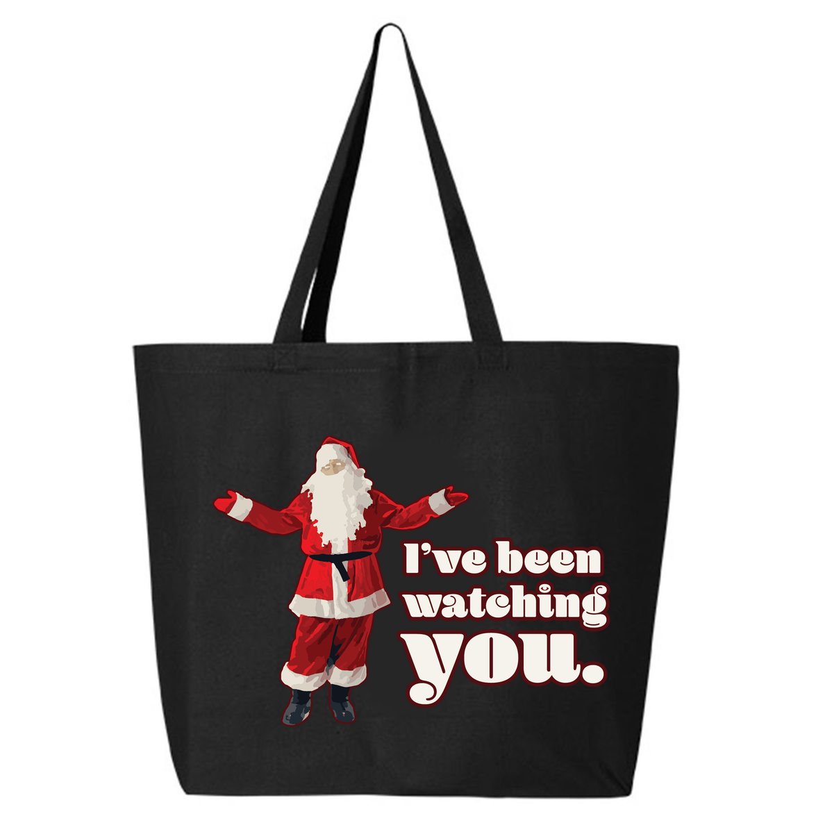 Santa I've Been Watching You 25L Jumbo Tote