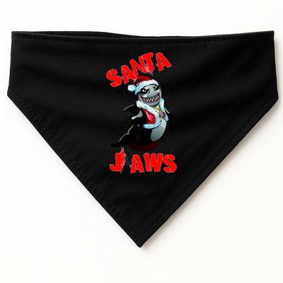 Santa Jaws Christmas USA-Made Doggie Bandana