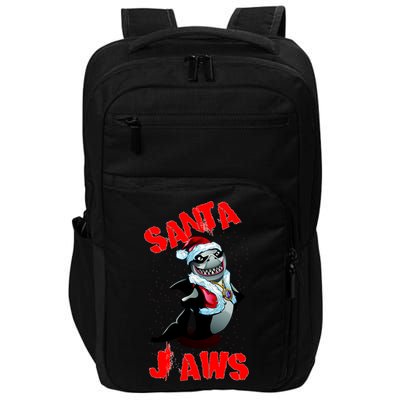Santa Jaws Christmas Impact Tech Backpack