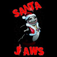 Santa Jaws Christmas Impact Tech Backpack