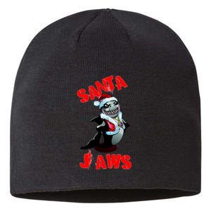 Santa Jaws Christmas Sustainable Beanie