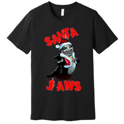 Santa Jaws Christmas Premium T-Shirt