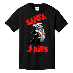 Santa Jaws Christmas Kids T-Shirt