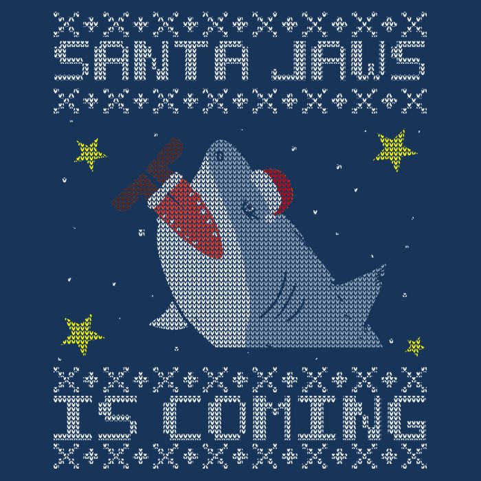Santa Jaws Is Coming Ugly Christmas Cool Comfort Performance Bucket Hat