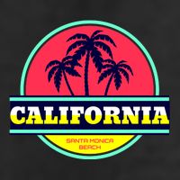 Santa Monica Beach 7 Panel Mesh Trucker Snapback Hat