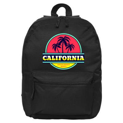 Santa Monica Beach 16 in Basic Backpack
