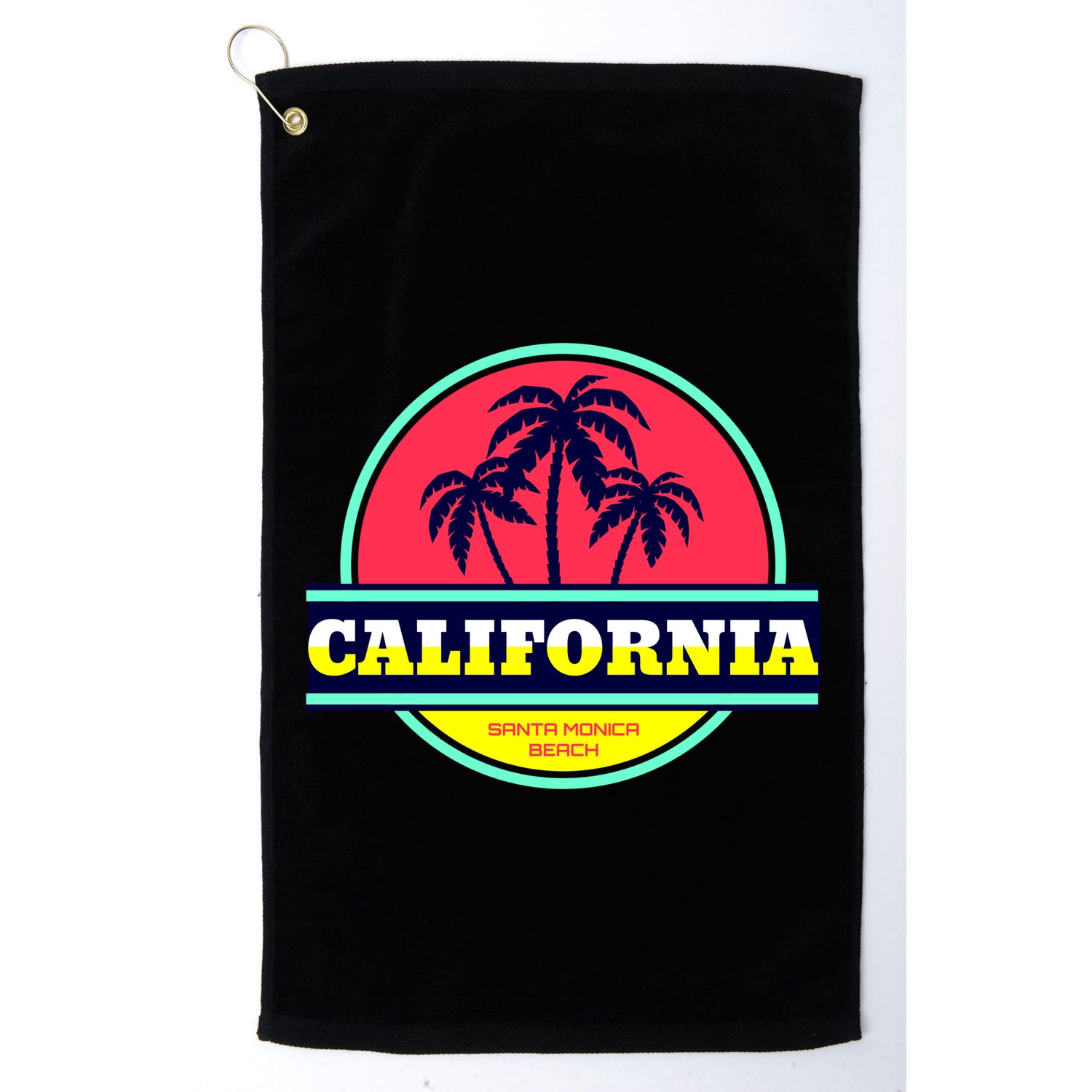 Santa Monica Beach Golf Towel