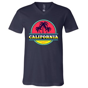 Santa Monica Beach V-Neck T-Shirt