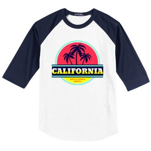 Santa Monica Beach Baseball Sleeve Shirt