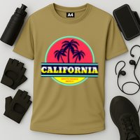 Santa Monica Beach Cooling Performance Crew T-Shirt