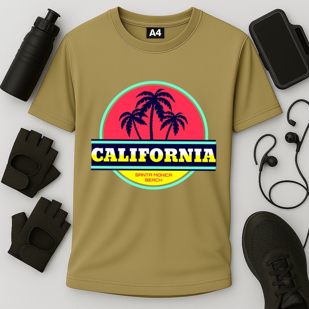 Santa Monica Beach Cooling Performance Crew T-Shirt