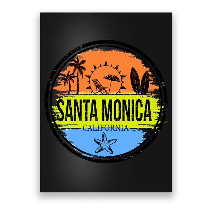Santa Monica California Poster