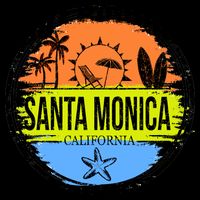 Santa Monica California Poster