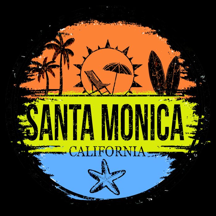 Santa Monica California Poster