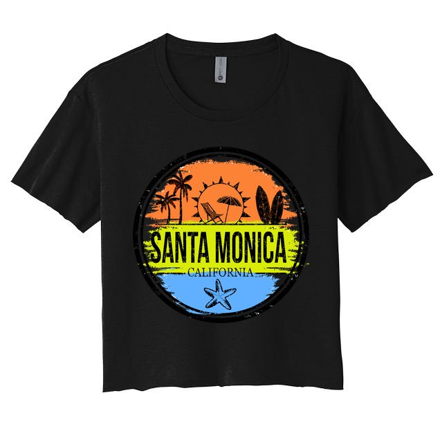 Santa Monica California Crop Top