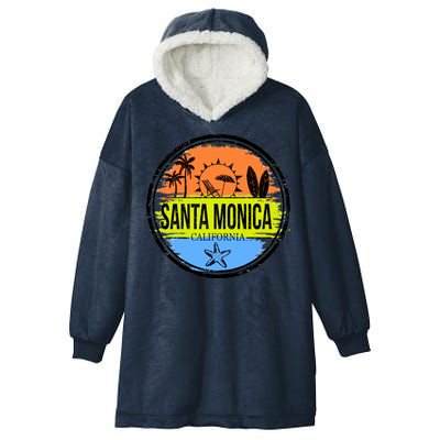 Santa Monica California Hooded Wearable Blanket