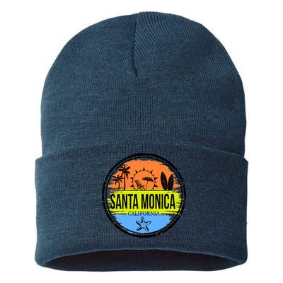 Santa Monica California Sustainable Knit Beanie