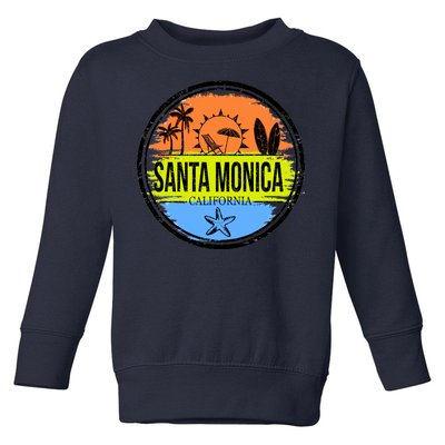 Santa Monica California Toddler Sweatshirt