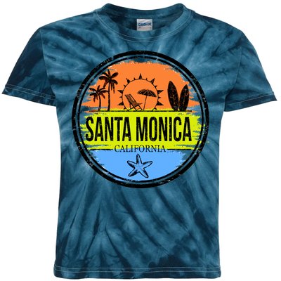 Santa Monica California Kids Tie-Dye T-Shirt