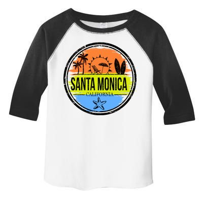 Santa Monica California Toddler Fine Jersey T-Shirt