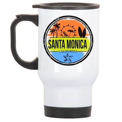 Santa Monica California Stainless Steel Travel Mug