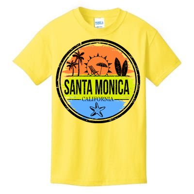 Santa Monica California Kids T-Shirt