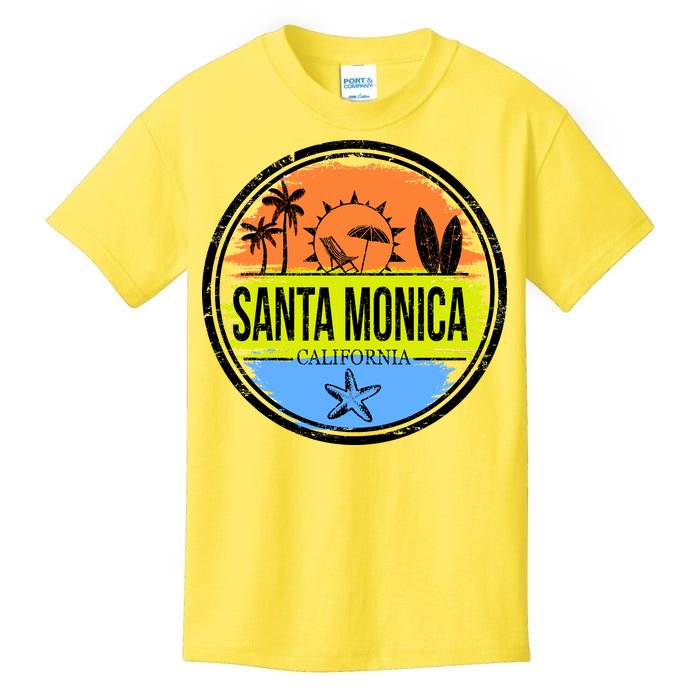 Santa Monica California Kids T-Shirt