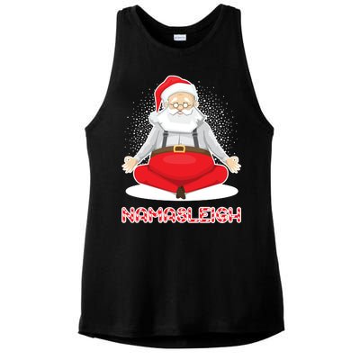 Santa Namasleigh Ladies PosiCharge Tri-Blend Wicking Tank