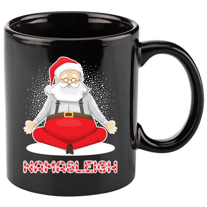 Santa Namasleigh 11oz C Handle Ceramic Mug