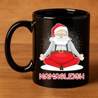 Santa Namasleigh 11oz C Handle Ceramic Mug