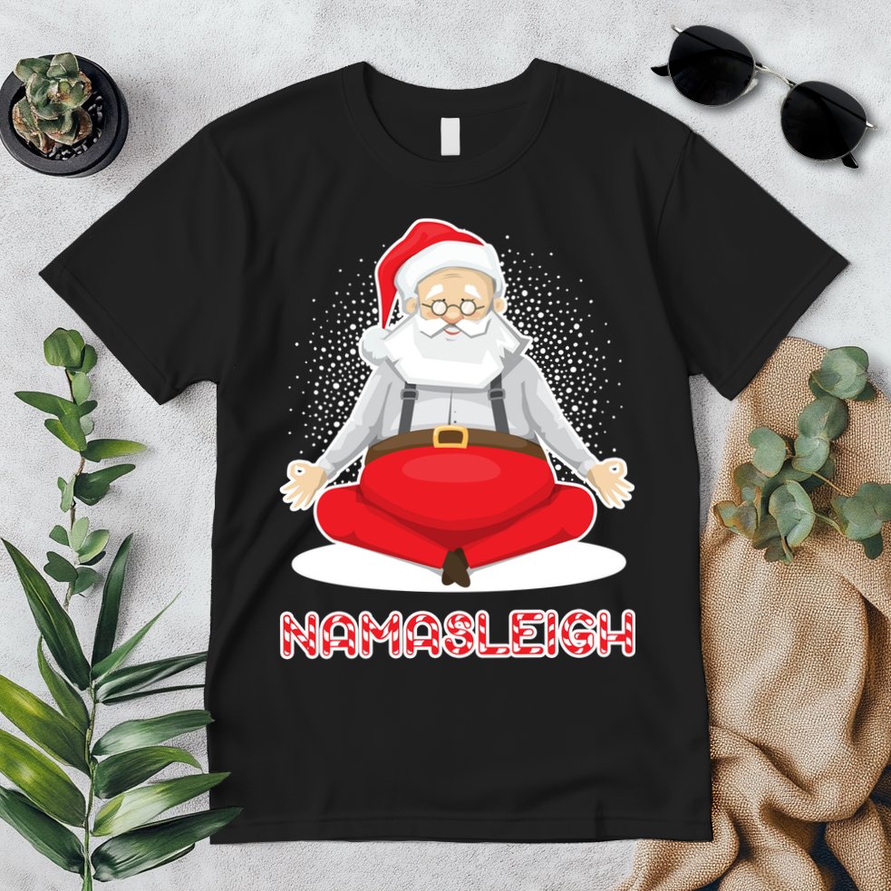 Santa Namasleigh Premium T-Shirt