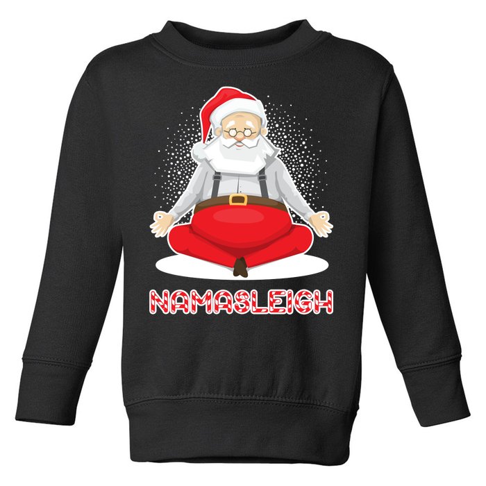 Santa Namasleigh Toddler Sweatshirt