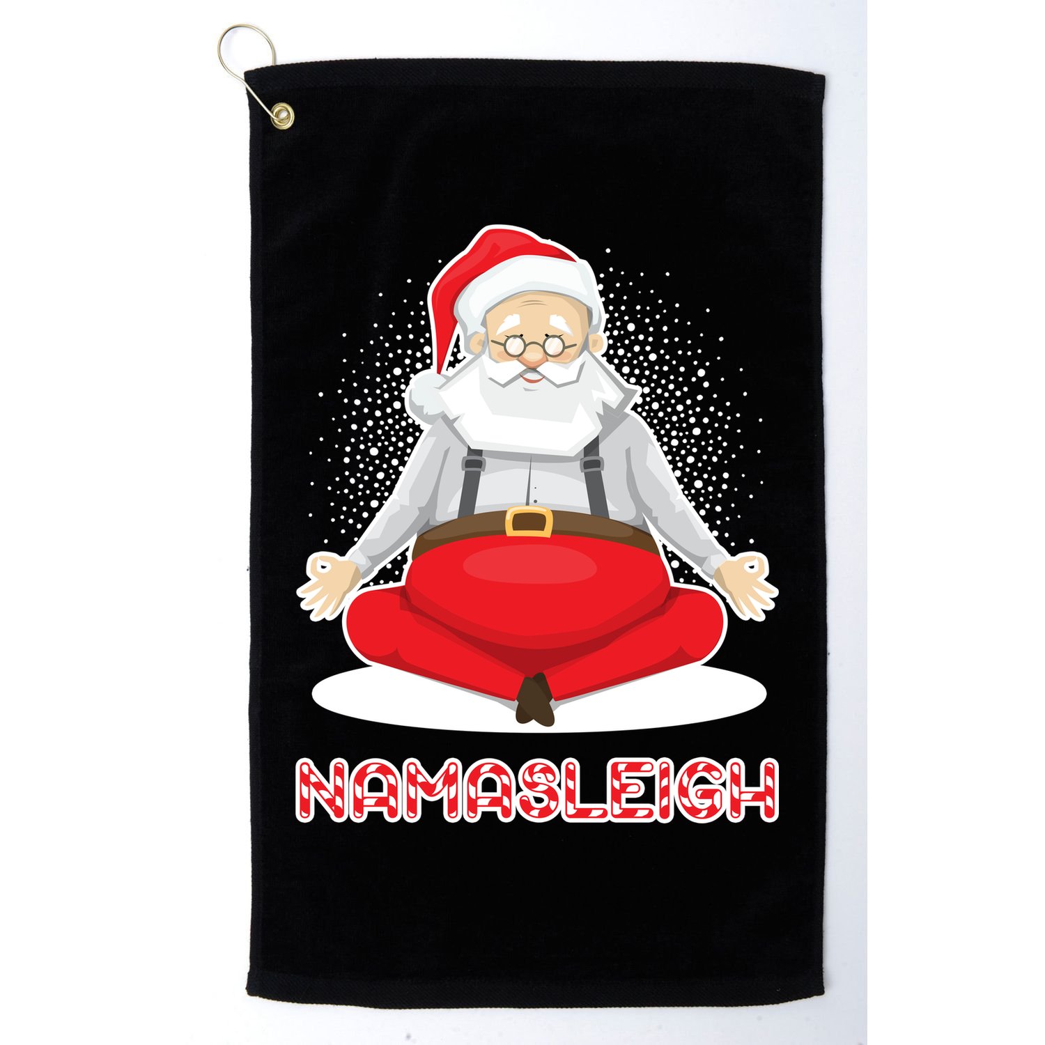 Santa Namasleigh Golf Towel