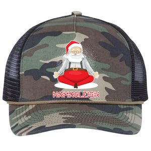 Santa Namasleigh Retro Rope Trucker Hat Cap