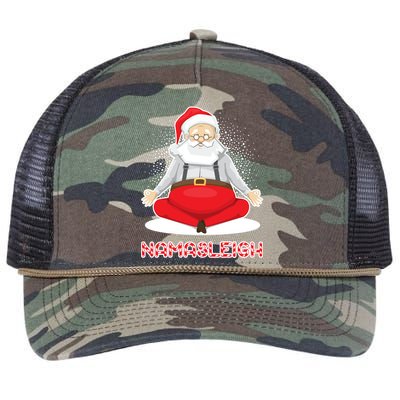 Santa Namasleigh Retro Rope Trucker Hat Cap