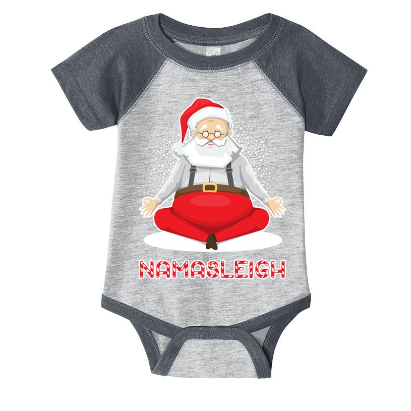 Santa Namasleigh Infant Baby Jersey Bodysuit