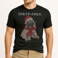 Santa Paws Pug Cooling Performance Crew T-Shirt