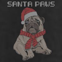 Santa Paws Pug 25L Jumbo Tote