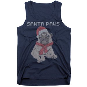 Santa Paws Pug Tank Top