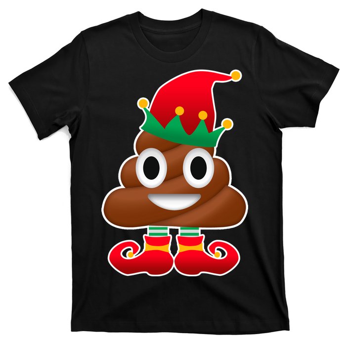 Santa Poop Emoji Christmas T-Shirt