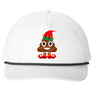 Santa Poop Emoji Christmas Snapback Five-Panel Rope Hat