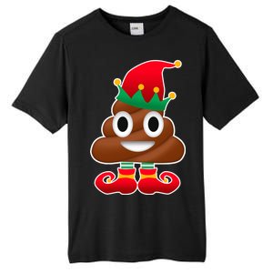 Santa Poop Emoji Christmas Tall Fusion ChromaSoft Performance T-Shirt