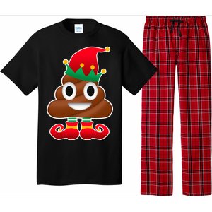 Santa Poop Emoji Christmas Pajama Set