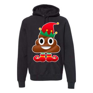 Santa Poop Emoji Christmas Premium Hoodie