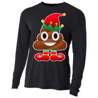 Santa Poop Emoji Christmas Cooling Performance Long Sleeve Crew