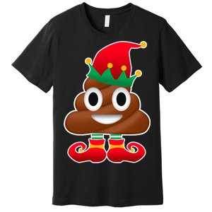 Santa Poop Emoji Christmas Premium T-Shirt