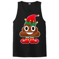 Santa Poop Emoji Christmas PosiCharge Competitor Tank