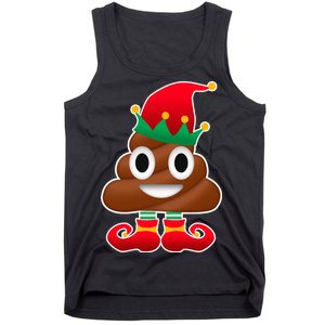 Santa Poop Emoji Christmas Tank Top