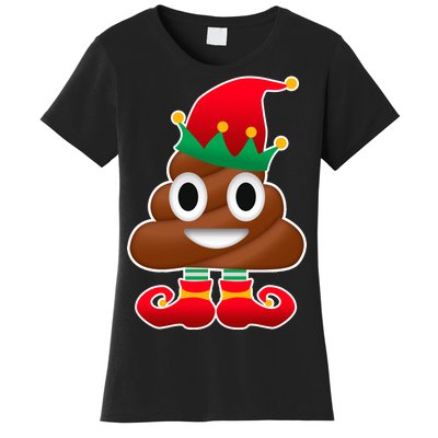 Santa Poop Emoji Christmas Women's T-Shirt