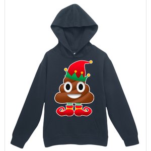 Santa Poop Emoji Christmas Urban Pullover Hoodie